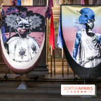Raphaël Barontini, les photos de son installation monumentale au Panthéon