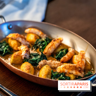 Bistrot Podium, le restaurant festif avec la carte de Glenn Viel -  Les quenelles de cabillaud et langoustine