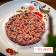 Bistrot Podium, le restaurant festif avec la carte de Glenn Viel -  tartare au couteau