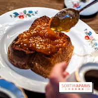Bistrot Podium, le restaurant festif avec la carte de Glenn Viel -  pain perdu - brioche perdue croustillante à la confiture