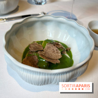 Menu chasse Le Gabriel, La Réserve - Poule faisane, truffe blanche