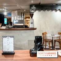 Café Jonak et collections chaussures marrons - Galeries Lafayette Haussmann