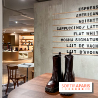 Café Jonak et collections chaussures marrons - Galeries Lafayette Haussmann