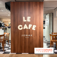 Café Jonak et collections chaussures marrons - Galeries Lafayette Haussmann