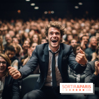 Photos d'Illustrations MidJourney : spectacles d'humour - 6