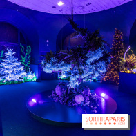 Inauguration des vitrines et décorations de Noël du BHV Marais à Paris 2023