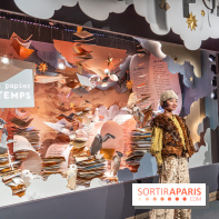 Les vitrines de Noël du Printemps 2023 - inauguration avec Catherine Deneuve