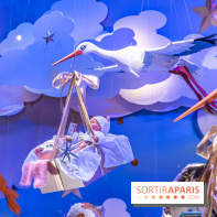Les vitrines de Noël du Printemps 2023 - inauguration avec Catherine Deneuve