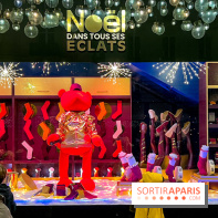 Les vitrines et décors de Noël 2023 du Bon Marché Rive Gauche