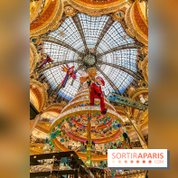 Le sapin de Noël des Galeries Lafayette Haussmann 2023