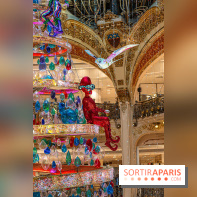 Le sapin de Noël des Galeries Lafayette Haussmann 2023 -  A7C7609