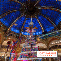 Le sapin de Noël des Galeries Lafayette Haussmann 2023