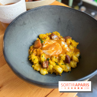 Ayahuma - Oeuf, chicharron de porc