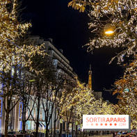 Les illuminations de Noël 2023 de l'Avenue Montaigne - cérémonie et décors féériques