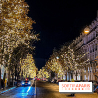 Les illuminations de Noël 2023 de l'Avenue Montaigne - cérémonie et décors féériques