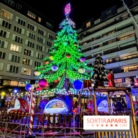 Le Marché de Noël de Boulogne Billancourt (92) : carrousel, vin chaud, illuminations - image00050