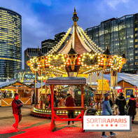 Le Marché de Noël 2023 de La Défense - Père Noël, spots photo illuminés, créateurs et stands gourmands