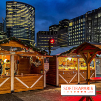Le Marché de Noël 2023 de La Défense - Père Noël, spots photo illuminés, créateurs et stands gourmands