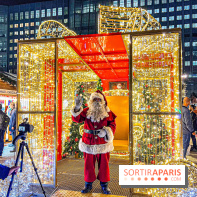 Le Marché de Noël 2023 de La Défense - Père Noël, spots photo illuminés, créateurs et stands gourmands