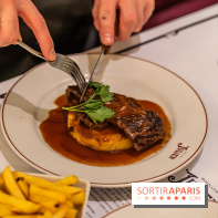 Le Bouillon Julien, la brasserie au sublime décor art nouveau, son menu et ses plats -  Hampe de Bœuf sauce Stroganov