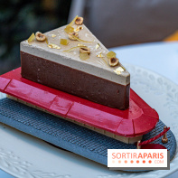 La bûche de Noël de l’Hôtel Barrière Le Fouquet’s Paris 2023