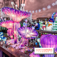 Noël au Parc Astérix 2023, sentier de lumières et patinoire