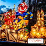 Noël au Parc Astérix 2023, sentier de lumières et patinoire - IMG 5026