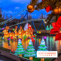 Noël au Parc Astérix 2023, sentier de lumières et patinoire - IMG 5081