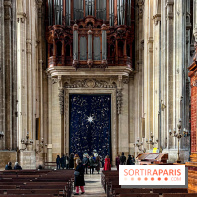 Astre, l'œuvre monumentale, mode, techno et lumineuse, à l'Eglise Saint Eustache pour les fêtes - image00017