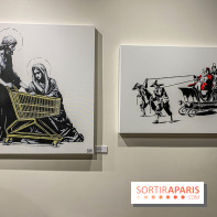 Exposition de Goin à la galerie La Lison : Santa Claus doesn't exist - IMG 3152