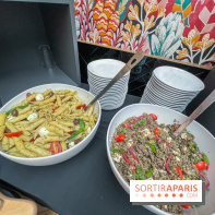 Brunch de la Maison Marques à Asnières sur Seine - Salades pâtes et lentilles