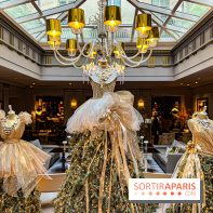 Sofitel Paris Le Faubourg décor de Noël 2023 - Robes sapin couture - image00008