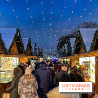 Marché de Noël 2023 au pied de la tour Eiffel - Quai Jacques Chirac