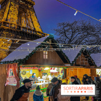 Marché de Noël 2023 au pied de la tour Eiffel - Quai Jacques Chirac
