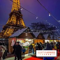 Marché de Noël 2023 au pied de la tour Eiffel - Quai Jacques Chirac