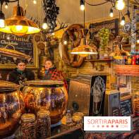 Marché de Noël 2023 au pied de la tour Eiffel - Quai Jacques Chirac