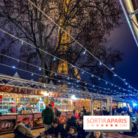 Marché de Noël 2023 au pied de la tour Eiffel - Quai Jacques Chirac