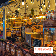 Marché de Noël 2023 au pied de la tour Eiffel - Quai Jacques Chirac