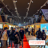 Marché de Noël 2023 au pied de la tour Eiffel - Quai Jacques Chirac