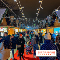 Marché de Noël 2023 au pied de la tour Eiffel - Quai Jacques Chirac