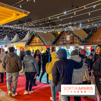Marché de Noël 2023 au pied de la tour Eiffel - Quai Jacques Chirac