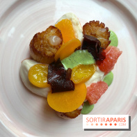 La Datcha - Saint-Jacques, chou fleur, pomelos