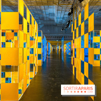 Aux Beaux Carrés, l'exposition de Daniel Buren au Bon Marché Rive Gauche  - image00030