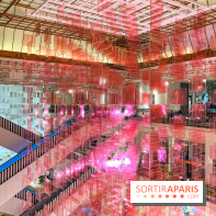 Aux Beaux Carrés, l'exposition de Daniel Buren au Bon Marché Rive Gauche