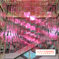 Aux Beaux Carrés, l'exposition de Daniel Buren au Bon Marché Rive Gauche