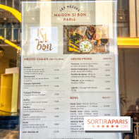 Maison Sibon Paris, la pâtisserie libanaise à la fois salon de thé et glacier - menu - carte