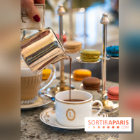 Le tea time du Bar à desserts de Ladurée Champs-Elysées -  A7C2247