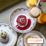 Le tea time du Bar à desserts de Ladurée Champs-Elysées -  A7C2260