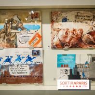 Carnets de timbres dans l'air du temps, l'exposition originale du musée de la Poste - nos photos - IMG20240130184131