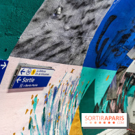 La station de Métro Châtelet re-décoré par des street-artistes